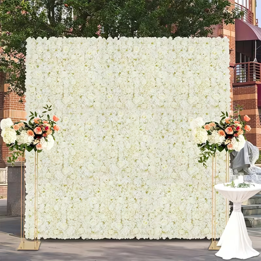 White Floral Wall